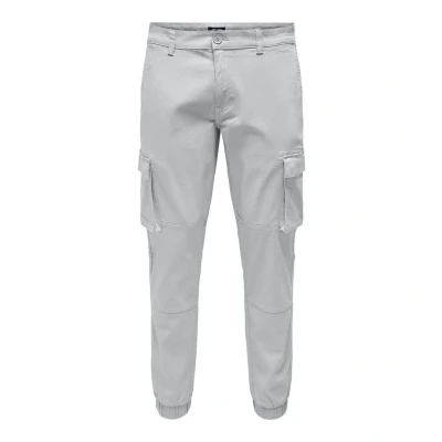 Afbeelding van Only &amp; Sons Onscam LIFE Cargobroek, Heren, Maat: 28x30, Glacier gray