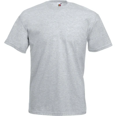 Afbeelding van Fruit Of The Loom Heren Valueweight T shirt met korte mouwen (Heather Grijs)
