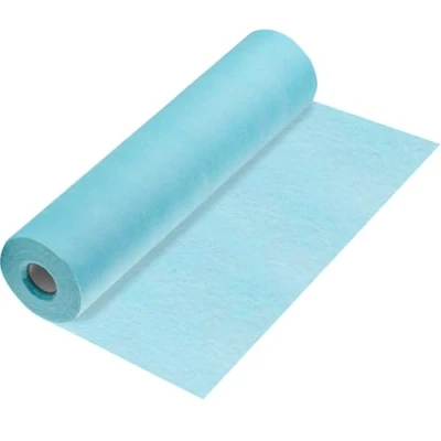 Afbeelding van 100%Mosel tafelloper vlieseline in hemelsblauw (30 cm x 25 m), elegante tafeldecoratie voor verjaardagen en bruiloften, kleurrijke versiering speciale gelegenheden