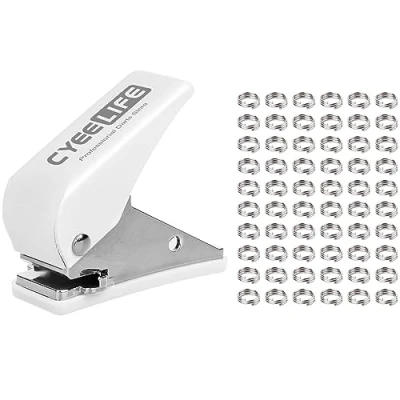 Afbeelding van CyeeLife Dart Flights Pons met 20pcs Metalen O Ringen,Professionele Gereedschap