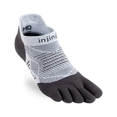 Afbeelding van Injinji Run Lightweight No Show Teensokken Grijs Size : 44 47