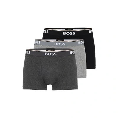 Afbeelding van BOSS Hugo Zwembroek voor heren, grijs/houtskool/zwart, XL