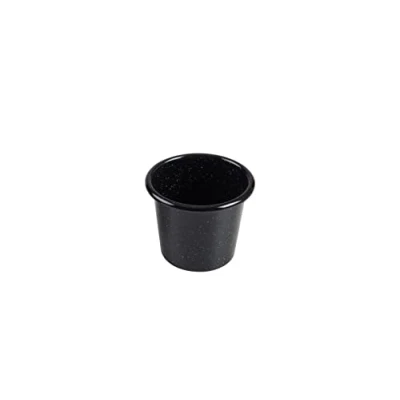 Afbeelding van Riess 0674 022 Klassieke bakvormen Muffinvormpjes hoog, Classic Bakvormen, Diameter 8 cm, Hoogte 7,5 Emaille, Zwart