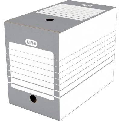 Afbeelding van 20x Elba archiefdoos rug van 20 cm, grijs