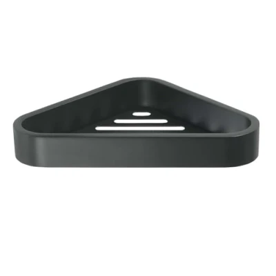 Afbeelding van Hoek Planchet Sapho Smart 17x17x3 cm Roestvrij Staal Mat Zwart