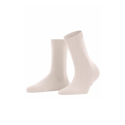 Afbeelding van FALKE Cosy Wool sokken voor dames, ademende klimaatregulerende geurremmende wol, versterkte platte naad drukvrije teen, eenkleurig, zakelijk dagelijks gebruik, 1 paar, Roze (Light Pink 8458)