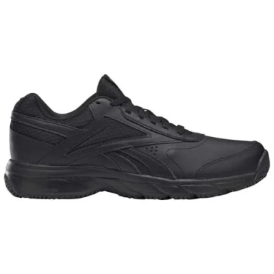 Afbeelding van Reebok WORK N Cushion Sportieve wandelschoenen, Dames, Maat: 38, Black/cold grey Leer en textiel