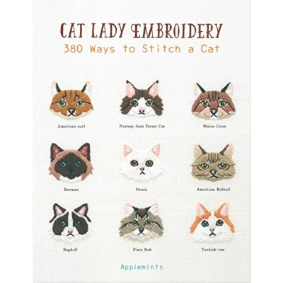 Afbeelding van Cat Lady Embroidery: 380 Ways to Stitch a