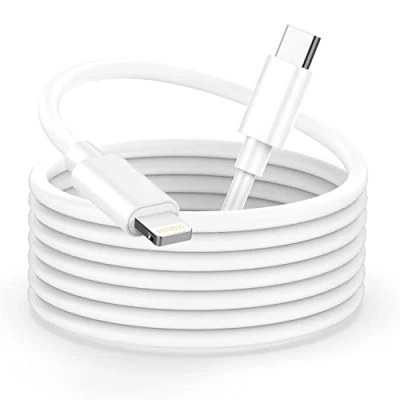 Afbeelding van Lightning USB C kabel 3 meter [Apple MFi gecertificeerd], iPhone oplaadkabel Quick Charge voor Apple 14 13 12 Pro Max/11/XS/XR/X/8/iPad