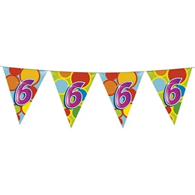 Afbeelding van Vlaggenlijn 6 jaar Party meter