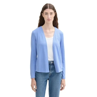 Afbeelding van TOM Tailor Basic Vest, Dames, Maat: Medium, Calm blue