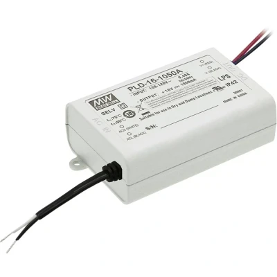 Afbeelding van Mean Well PLD 16 1050B LED driver Constante stroomsterkte W 1.05 A 12 V/DC Niet dimbaar 1 stuk(s)