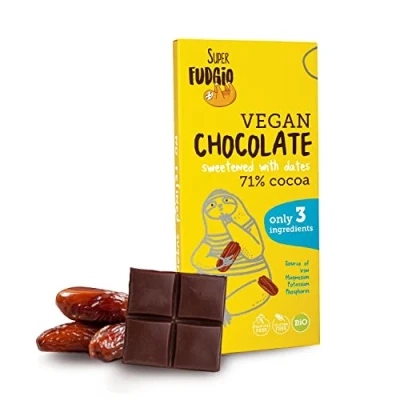 Afbeelding van CHOCOLADE GEZOET MET DATA GLUTENVRIJ BIO 80 g ME GUSTO (SUPER FUDGIO)