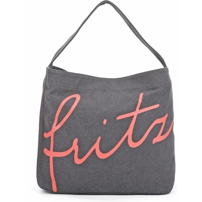Afbeelding van Fritzi aus Preußen Schoudertas Canvas Easy03 Shoulder Bag Anthra Antraciet