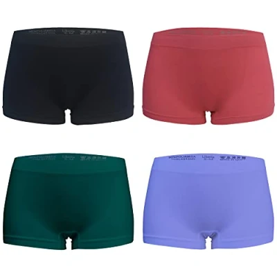 Afbeelding van Libella Damesslip in lage taille (verpakking van 6) naadloze onderbroek microvezel 3908, 4*veelkleurig 3, XXL 3XL