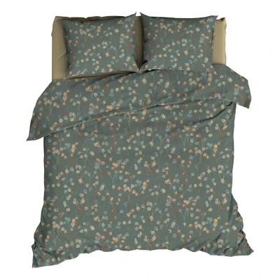 Afbeelding van Dekbedovertrek Satin d&#039;or Muriel Mineral Satijn 240 x 200 / 220 cm Lits Jumeaux