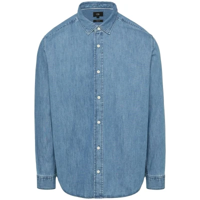 Afbeelding van QS Overhemd, Heren, Maat: Small, Blau