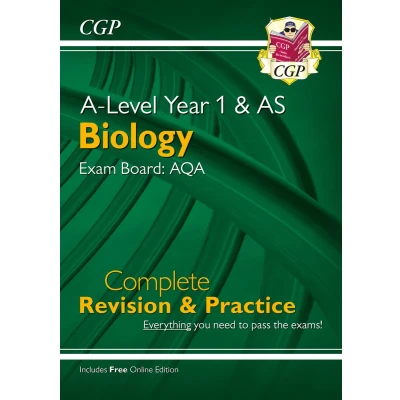 Afbeelding van A Level Biology: AQA Year 1 &amp; AS Complete Revision Practice with Online Edition