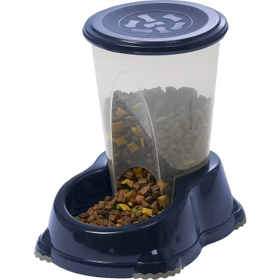 Afbeelding van Voerfontein smartsnacker 1,5 ltr donkerblauw Gebr. de Boon