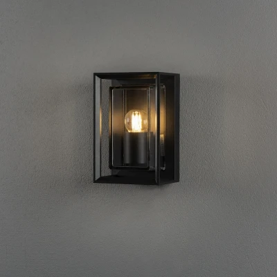 Afbeelding van KonstSmide Landelijke wandlamp Brindisi zwart 7886 750