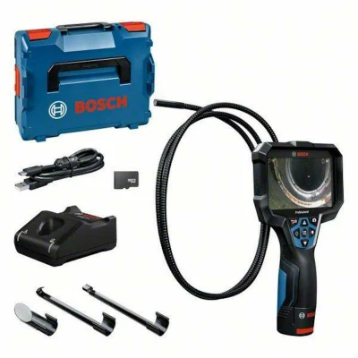 Afbeelding van Bosch Professional inspectiecamera GIC 12V 5 27 C (kabellengte: 150 cm, oriëntatiefunctie AutoUp, display met hoge resolutie: 5&quot; scherm, 1280x720 px, in L BOXX)