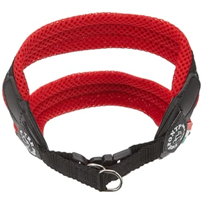 Afbeelding van Tre Ponti Fibbia Small Dog Mesh Harnas, 2 cm, Rood