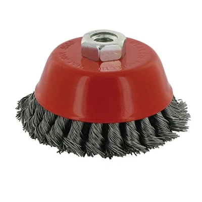 Afbeelding van Silverline Stalen komborstel met dubbele rij getordeerd draad 100 mm