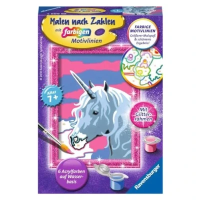 Afbeelding van Ravensburger 00.029.609 Set kleuren op nummer kleurplaat en kleurboek