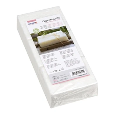 Afbeelding van Glorex 6 1600 glycerinezeep eco transparant met aloë vera 1500 g Opak