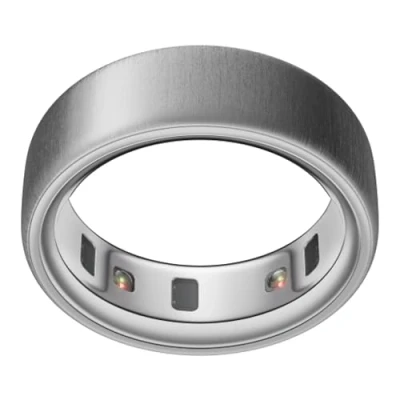 Afbeelding van Oura Ring 4 (8, Geborsteld Zilver), Slimme ring, Zilver