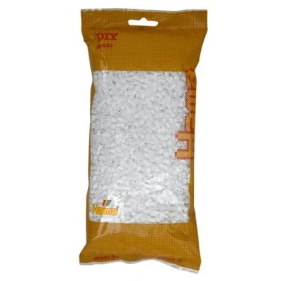 Afbeelding van Hama 6000 Kralen Wit 205 01