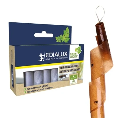 Afbeelding van Vliegen kleefstrips Vliegenvanger van Green Protect