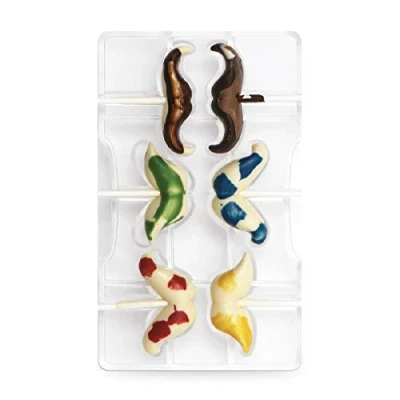 Afbeelding van Chocolademal Snor (6x) 4 6,5 cm