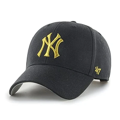 Afbeelding van &#039;47 New York Yankees Black MLB Metallic Most Value P. Snapback Cap One Size