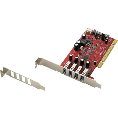 Afbeelding van Renkforce 4 poorten USB 3.2 Gen 1 controllerkaart A PCI