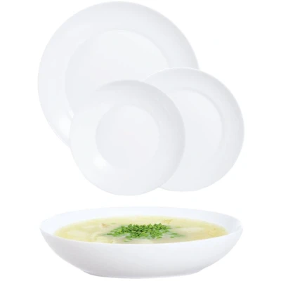 Afbeelding van Serviesset Luminarc Apy Wit Glas 18 Onderdelen