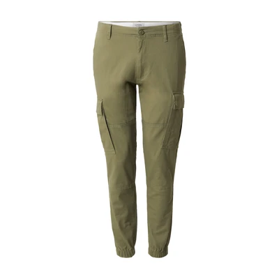 Afbeelding van JJ REBEL slim fit cargo broek JREBMICHAEL donkergroen