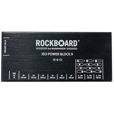 Afbeelding van RockBoard ISO Power Block V9 IEC multi voeding voor effectpedalen