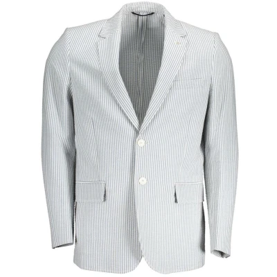 Afbeelding van Cotton Blend Jacket with 2 Button Closure and Multiple Pockets
