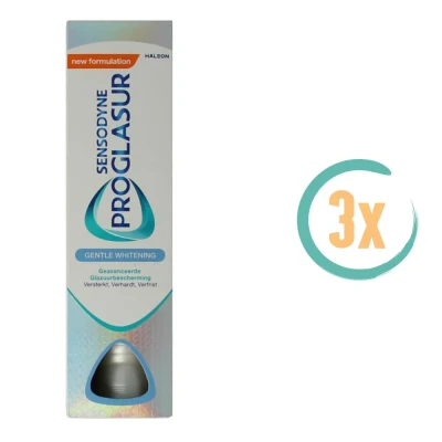 Afbeelding van 3x Sensodyne Tandpasta Proglasur Gentle Whitening 75ml