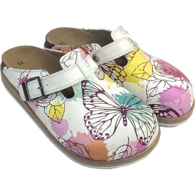 Afbeelding van GOBY Butterfly Clogs Slippers Hoge kwaliteit Handmade Maat 40