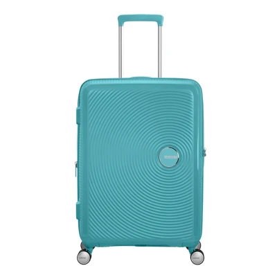 Afbeelding van American Tourister Soundbox Spinner 67 Expandable turquoise tonic Harde Koffer