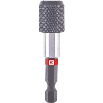 Afbeelding van Originele Einhell snelwisselbithouder met 1/4 inch E 6,3 schacht, 60 mm, chroom vanadium, aluminium huls, permanente magneet)