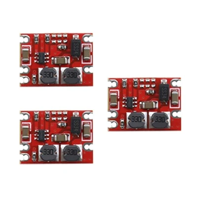 Afbeelding van VGOL DC Boost Buck Converter Module, 3 stuks, Input 15V, Output 3.3V, Verstelbare Step up Down Spanningsregelaar Voeding