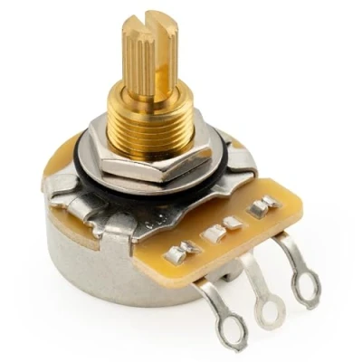 Afbeelding van CTS 450G A500K Logaritmische Potmeter Messing Standard Split Shaft 3/8 Inch 10% voor Elektrische Gitaar Basgitaar