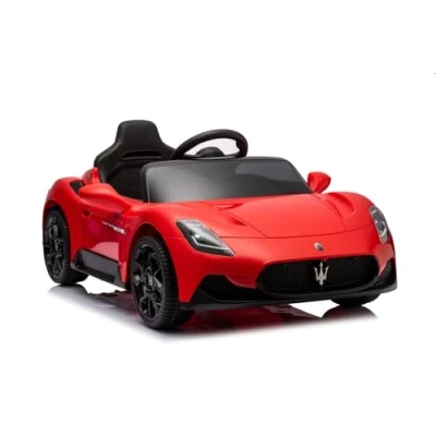 Afbeelding van sun baby Elektrische kinderauto Maserati GT Cabrio vanaf 3 jaar, Loopauto met lichtfuncties, afstandsbediening, MP3 speler, USB, Bluetooth (Rood)
