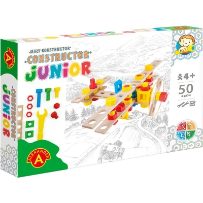 Afbeelding van Alexander Toys Constructor Junior Vliegtuig 50st