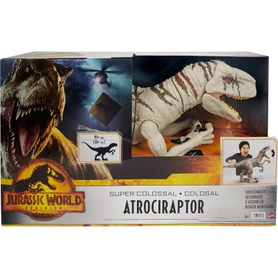 Afbeelding van Mattel Jurassic World Super Colossal Atrociraptor 93 cm