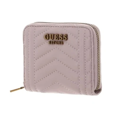Afbeelding van GUESS Lovide SLG Small Zip Around Wallet Rosewood