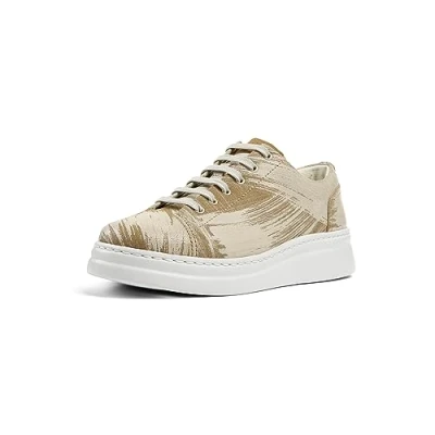 Afbeelding van Camper Runner UP Sneakers laag, Dames, Maat: 36, Grauer beige Leer